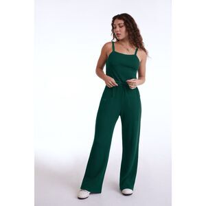 SETActive Lounge Tank - BROWN-Wide Leg Jumpsuit Waffle Knit Cotton/modal blend